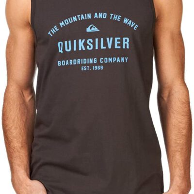Camiseta QUIKSILVER surfera tirantes para hombre Organic singlet (ktao) Ref. EQYZT00047 azul logo pecho