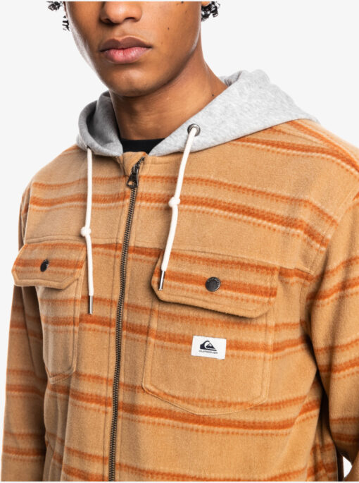 Sudadera con capucha y cremallera para Hombre Super Swell ref EQYFT04662 (cld6) marrón claro