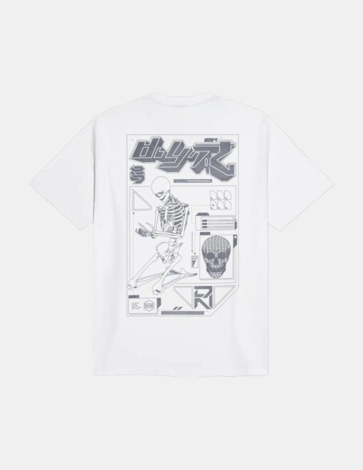 Camiseta DOLLY NOIRE hombre manga corta DATA SUBJECTS TEE WHITE Ref. TS399-TA-02 blanca