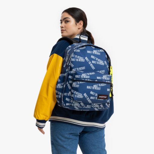 MOCHILA EASTPAK Office Zippl'R Bold BTR Navy EK0A5BBJ7D4 azul marino letras blancas