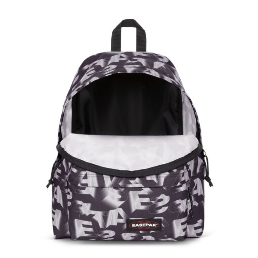 MOCHILA EASTPAK Padded Pak'r® 24 litros EK6206D6 BLOCKTYPE -Negra con letras grandes