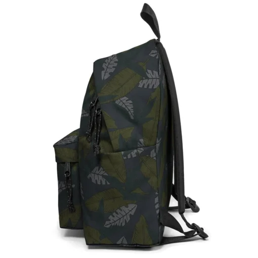 MOCHILA EASTPAK Padded Pak'r® 24 litros EK620K80 BRIZE FOREST gris oscuro con hojas verdes