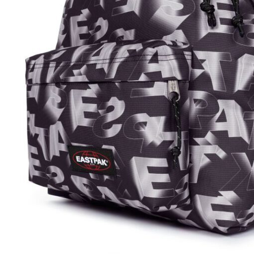 MOCHILA EASTPAK Padded Pak'r® 24 litros EK6206D6 BLOCKTYPE -Negra con letras grandes