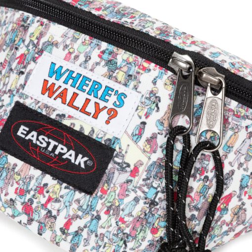 Riñonera Eastpak Springer 2 litros básica EK0745E1 Wally Pattern White Blanca ¿Dónde está Wally?