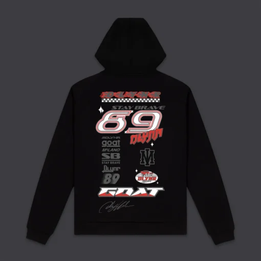 Sudadera DOLLY NOIRE Hombre con capucha GOAT SPONSOR HOODIE black REF SW547-GQ-01 Negro