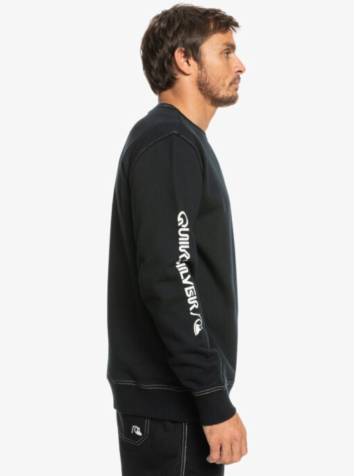 Sudadera Quiksilver Hombre cuello redondo THE ORIGINAL CREW ref. EQYFT04793 (kvjo) negro