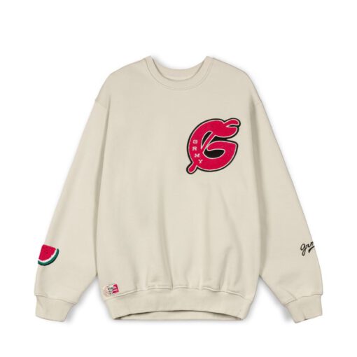 SUDADERA GRIMEY CUELLO REDONDO GCH574-FW23 NABLUS VINTAGE GREWNECK - WHITE | Blanco