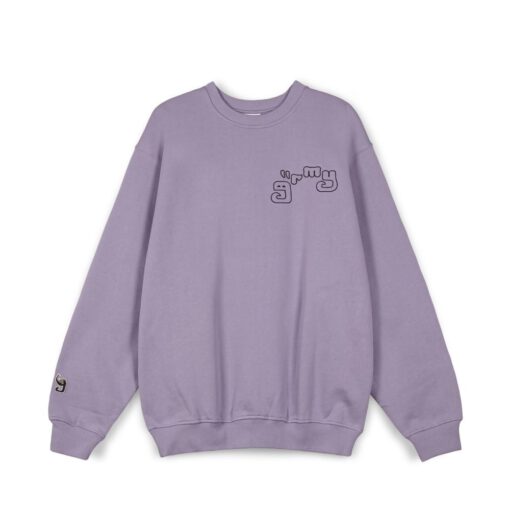 SUDADERA GRIMEY cuello redondo REF-GSW576-FW23 TUSKER TEMPLE VINTAGE - PURPLE -violeta