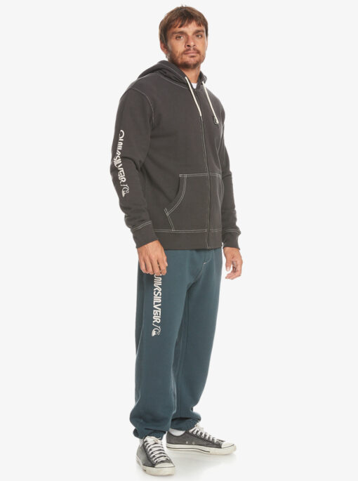 Sudadera Quiksilver Hombre con capucha y cremallera THE ORIGINAL FZ HOOD ref. EQYFT04861 BLACK-negro