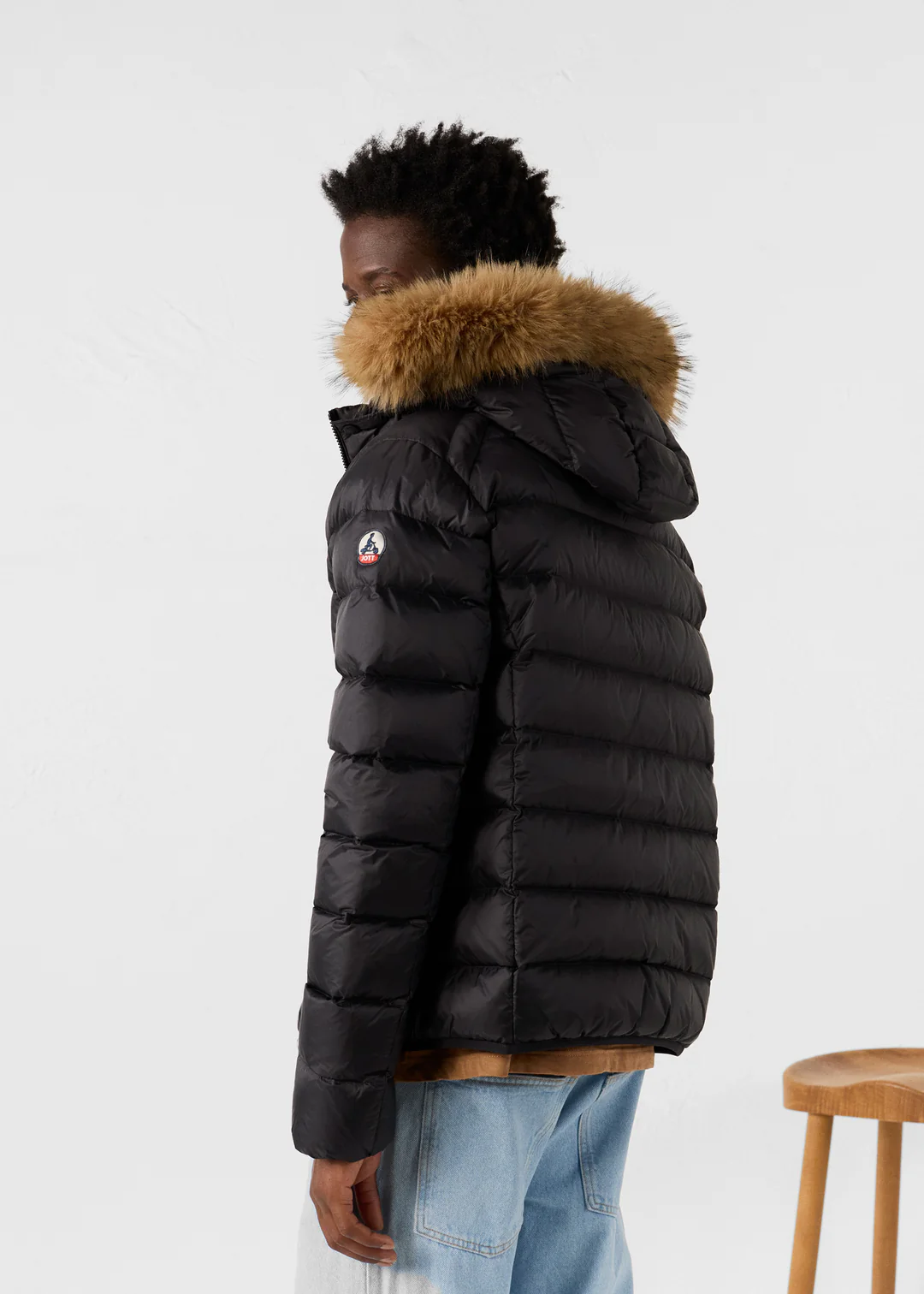 chaqueta-prestige-jott 1 Chaqueta capucha Jott de plumas pato Hombre GRAN FRÍO PRESTIGE FW23MDOW30 999BLACK Justoverthetop NEGRA