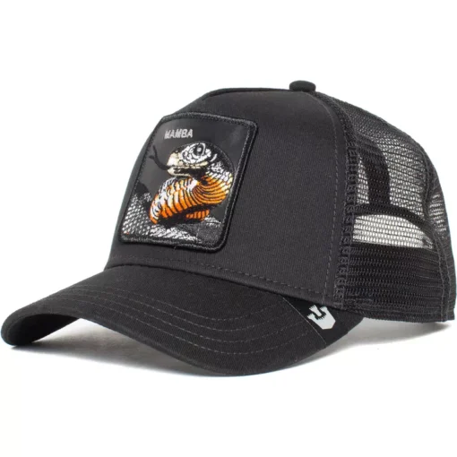 Gorra Animales GOORIN BROS MAAMBAA TRUCKER BLACK ref 101-1024 MAMBA -SERPIENTE negro