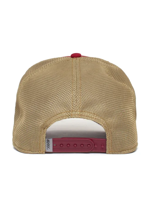 Gorra Animales GOORIN BROS JACKED TRUCKER RED ref 101-0773 JACK-LIEBRE rojo-verde oliva