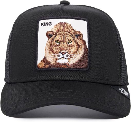 Gorra GOORIN BROS BUTCH TRUCKER rejilla y ajustable King León marrón gorra negra