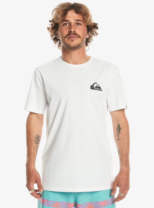 Camiseta Hombre QUIKSILVER manga corta mw mini logo ss Ref. EQYZT07657 (wbbo) blanca