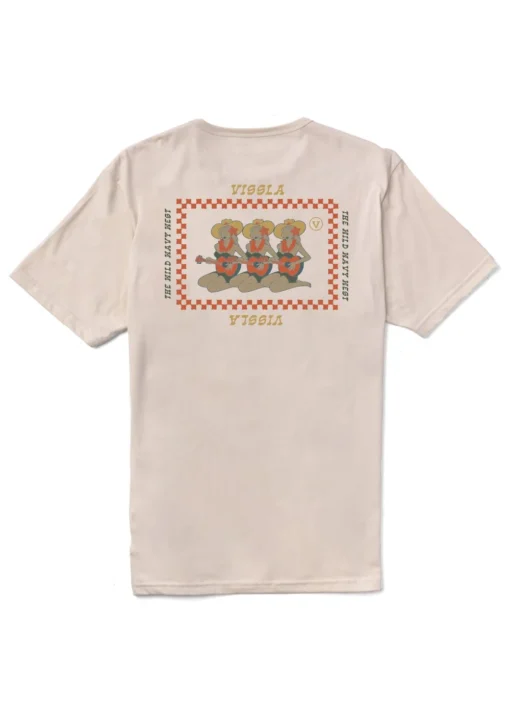 Camiseta Hombre VISSLA manga corta SOREN SERNADE ORGANIC PKT TEE Ref-M4234SER (bon) Beige