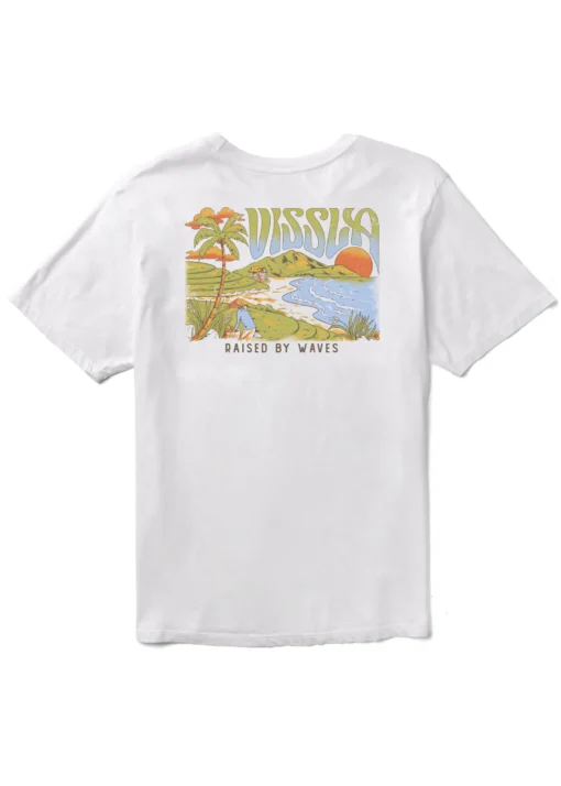 Camiseta Hombre VISSLA manga corta BALI BELLY PREMIUM PKT TEE-WHT ref-M4264BAL (wht) Blanco