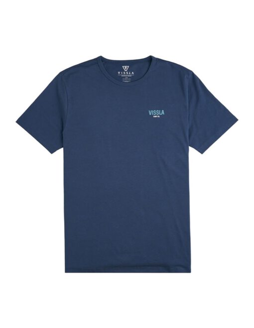 Camiseta Hombre VISSLA manga corta Offshore pleasure ss tee REF-M4224OPL (DKD) Azul