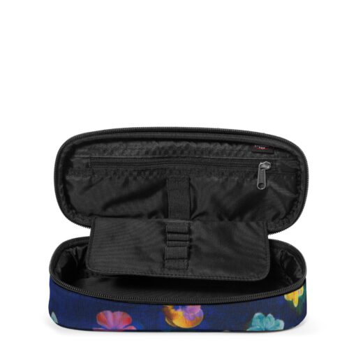 Estuche escolar Eastpak: PLUMIER OVAL SINGLE EK000717 2O4 FLOWER BLUR NAVY-Azul con flores