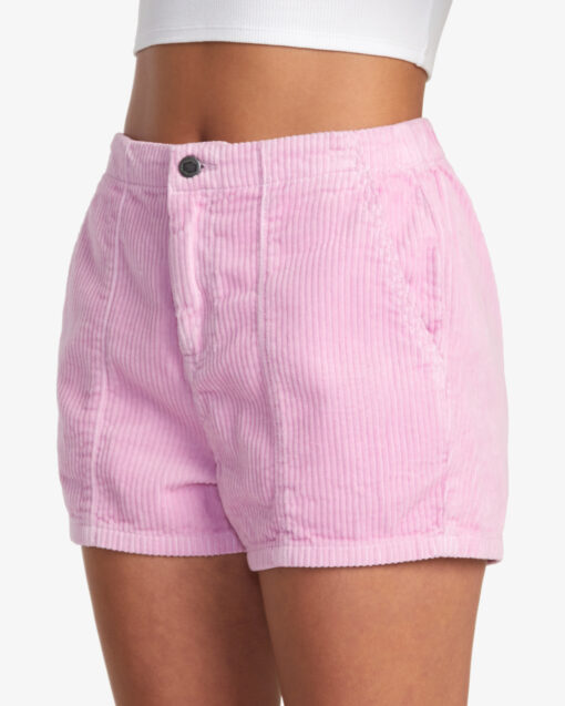 Pantalón corto RVCA para mujer DAYLIGHT SHORT(pflo) REF-AVJNS00190 Pana rosa