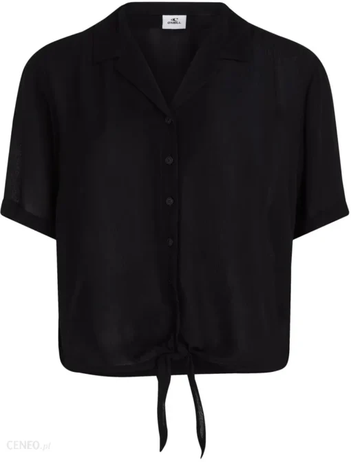 Camisa O'NEILL manga corta para mujer CALI BEACH SHIRT black out Ref. 1200012 Negro