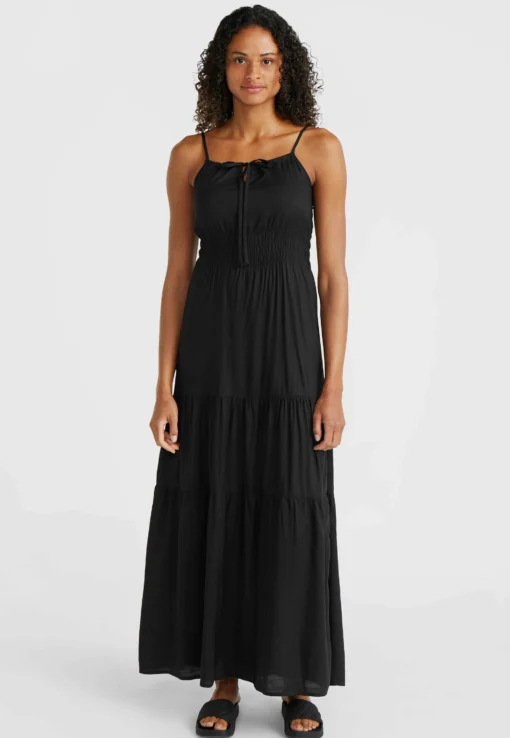 Vestido largo O´NEILL con tirantes para mujer QUORRA MAXI DRESS ref-1300097 black-negro