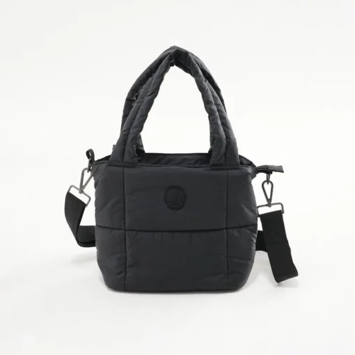 Bolso Jott ENOLA de plumas Chica SS24UHAN10 -999 SAC SHOPPING BASIC Justoverthetop black-negro