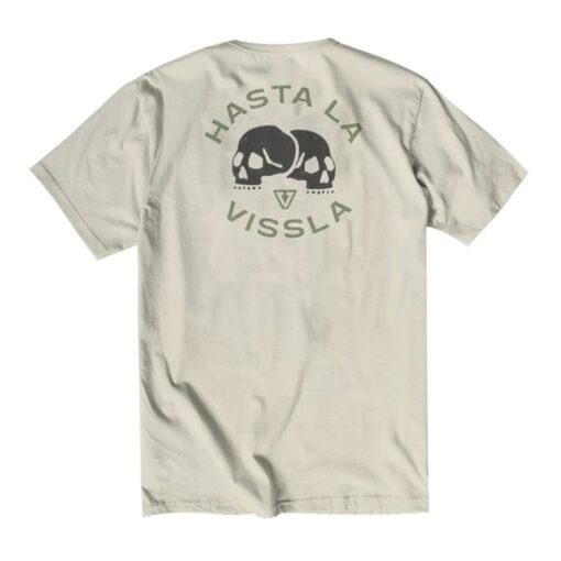 Camiseta Hombre VISSLA manga corta HASTA LA VISSLA ORGANICA PKT TEE BON ref-M4231HAS beige