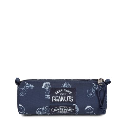 Estuche Eastpak escolar Benchmark EK3727O0 PEANUTS SINGLE azul marino estampado Snoopys