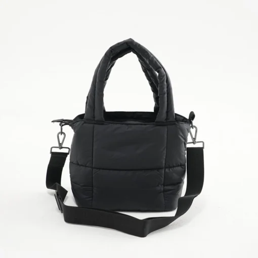 Bolso Jott ENOLA de plumas Chica SS24UHAN10 -999 SAC SHOPPING BASIC Justoverthetop black-negro