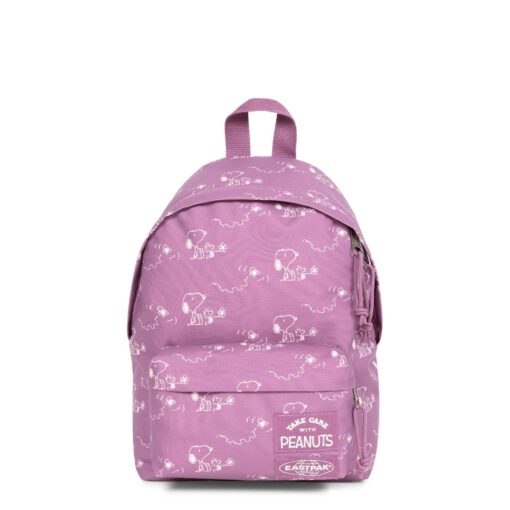 MOCHILA EASTPAK Orbit XS 10 litros Mod. pequeño EK0432O6 PEANUTS PINK rosa estampado snoopys