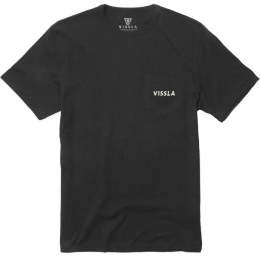 Camiseta Hombre VISSLA manga corta PORTAL SS PKT TEE-PHA ref-MA821POR (pha) Gris oscuro