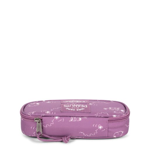 Estuche escolar Eastpak: PLUMIER OVAL SINGLE EK0007176O9 PEANUTS PINK rosa estampado de Snoopys