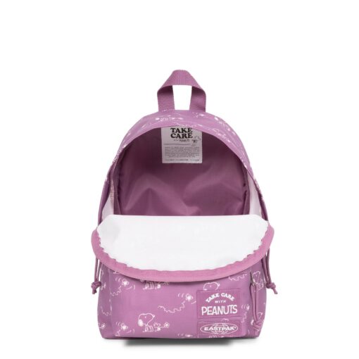 MOCHILA EASTPAK Orbit XS 10 litros Mod. pequeño EK0432O6 PEANUTS PINK rosa estampado snoopys