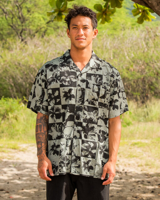 Camisa de Manga Corta Hombre BILLABONG Sundays VACAY SS STONE Ref. ABYWT00205 sag/sage verde y negro