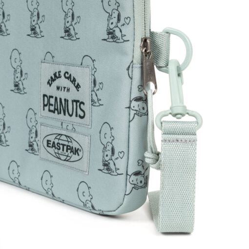 FUNDA EASTPAK PARA ORDENADOR BLANKET M EK0004246O8 PEANUTS MINT- verde menta estampado