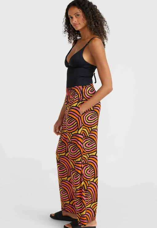 Pantalón largo O´NEILL para mujer MALIA BEACH Ref-1550102 Color orange rainbow stripe