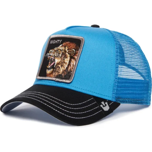 Gorra Animales GOORIN BROS Ajustable y rejilla TRUCKER 101-1999 blue one size the mighty lion-león