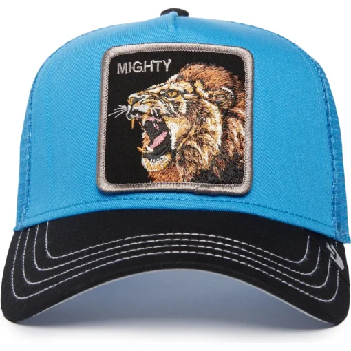 Gorra Animales GOORIN BROS Ajustable y rejilla TRUCKER 101-1999 blue one size the mighty lion-león