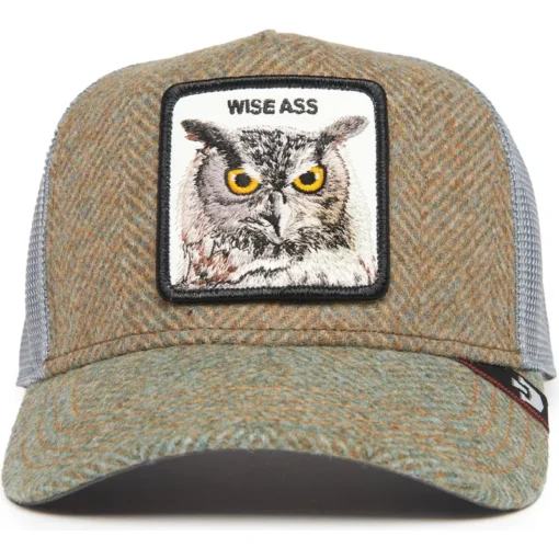 Gorra animales GOORIN BROS Ajustable y rejilla 101-1485 silver ONE SIZE MOON OWL WISE ASS-BUHO