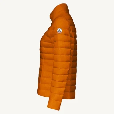 Chaqueta Jott de plumas pato sin capucha Mujer 70E BURNT ORANGE INTENSE CHA BASIC Justoverthetop Color naranja