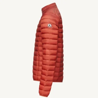 Chaqueta Jott de plumas pato Hombre sin capucha MAT 30B INTENSE RUST PF22MDOW02 Color teja