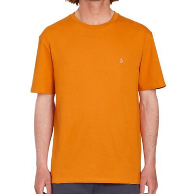 Camiseta Hombre VOLCOM manga corta básica STONE BLANKS bsc sst ref-A3512326 naranja calabaza