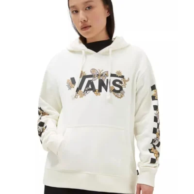 Sudadera VANS para Mujer con capucha WYLD TRIPPY PAISLEY BFF HOODIE Ref-VN000A7EFS8 blanco roto