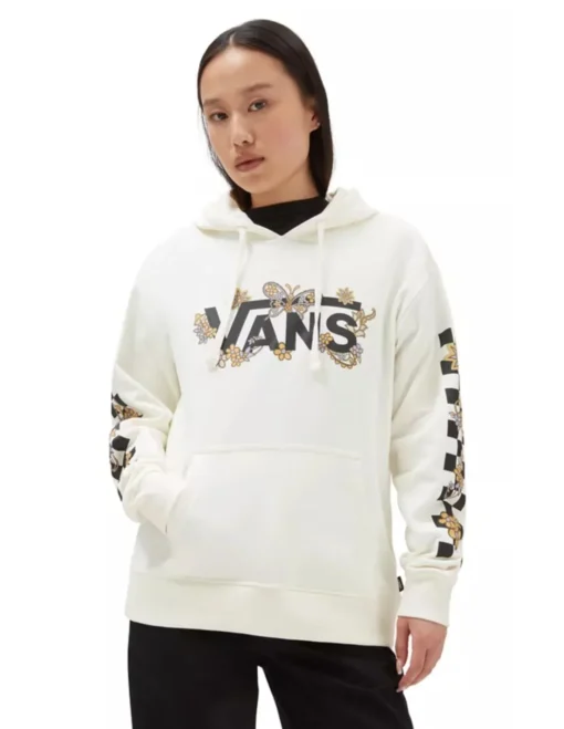 Sudadera VANS para Mujer con capucha WYLD TRIPPY PAISLEY BFF HOODIE Ref-VN000A7EFS8 blanco roto