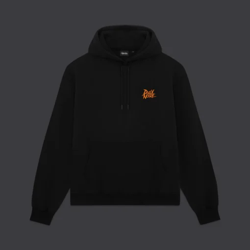 Sudadera DOLLY NOIRE Hombre con capucha MEDIOLAMUN HOODIE BLACK SW868-GQ-01 NEGRO