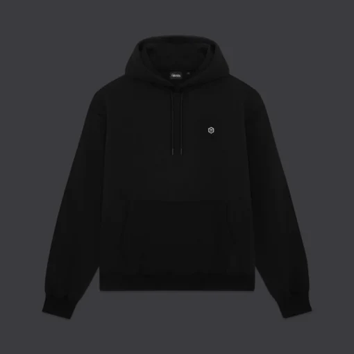 Sudadera DOLLY NOIRE Hombre con capucha HAND SCRIPTED HOODIE BLACK SW867-GQ-01 NEGRO