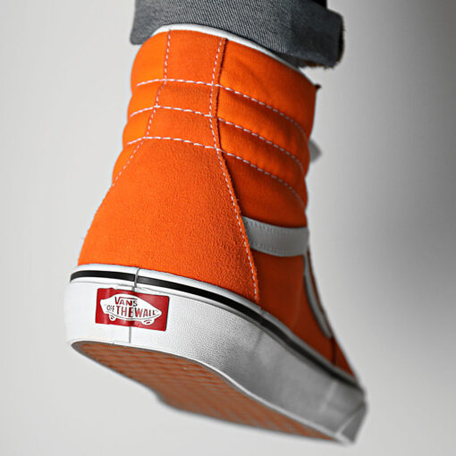 Zapatillas altas VANS Sneakers deporte unisex SK8-HI ref-VN0A7Q5NAVM1 Orange Tiger/True White-naranja