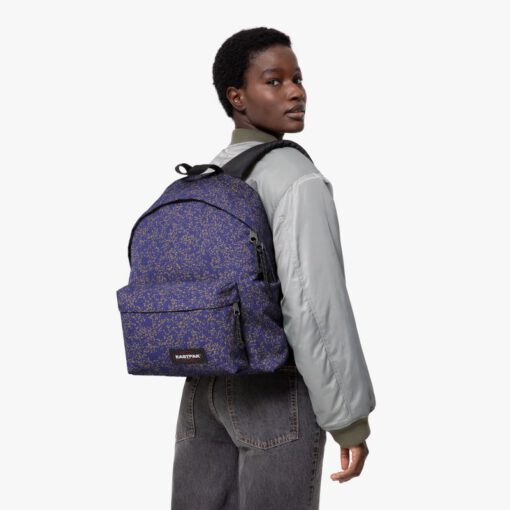 MOCHILA EASTPAK Padded Pak'r® 24 litros EK620 2Q5 GLITSPLAS morado puntitos dorados