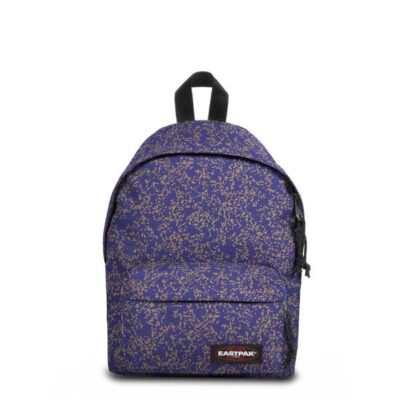 MOCHILA EASTPAK Orbit XS 10 litros Mod. pequeño EK0432Q5 GLITSPLAS Violeta con puntos dorados