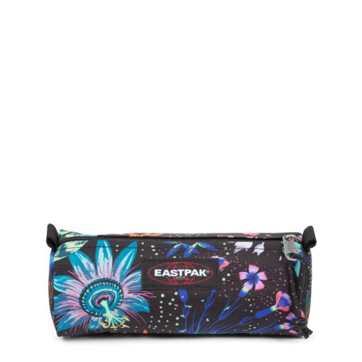 Estuche Eastpak escolar Benchmark EK3721Q9 JUNGLE DARK negro estampado fantasia de colores